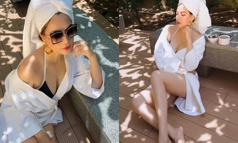 Hiếm khi mặc bikini, U40 Trương Ngọc Ánh hút mắt với vòng 1 quyến rũ